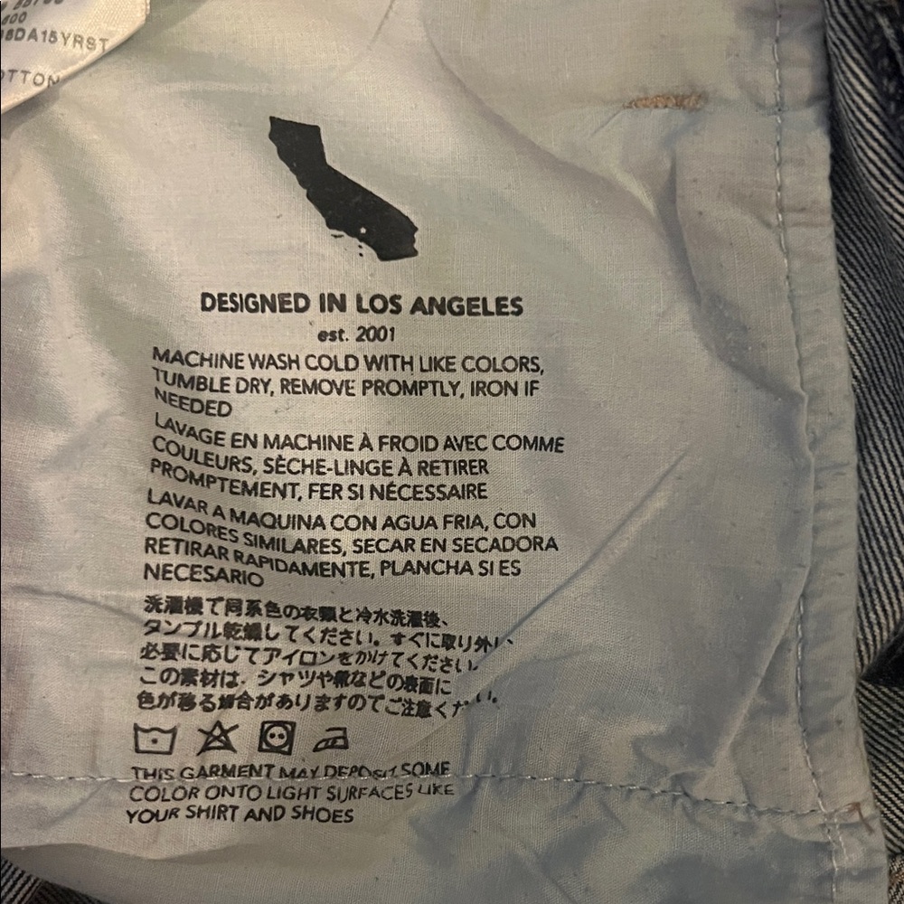 AG Ex-Boyfriend Mid-Rise Bermuda Denim Shorts - Picture 7 of 10